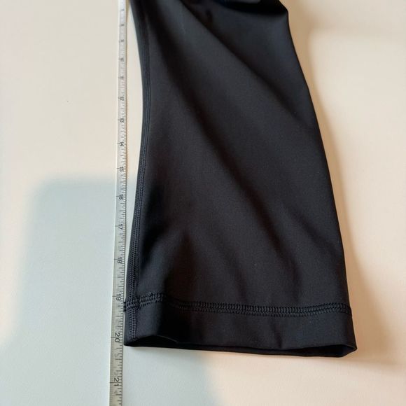 Lululemon X Peloton Wunder Under High Rose Crop Legging Black size 10 - Picture 11 of 12